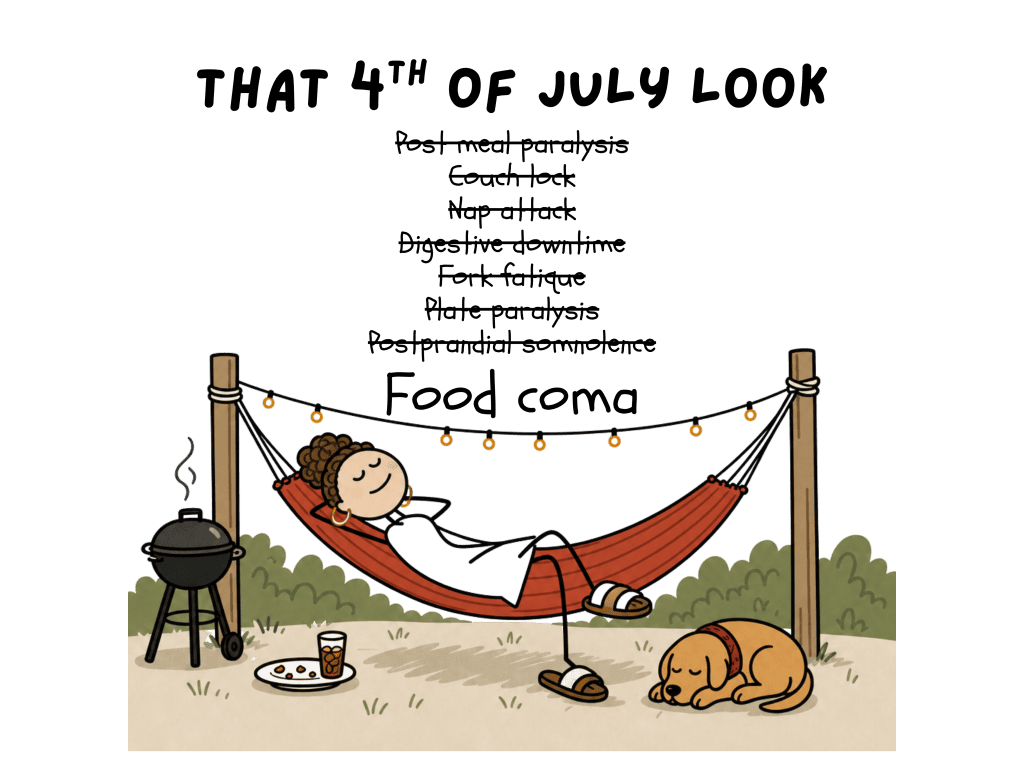 Relaxing woman in hammock with dog resting beside her outdoors.