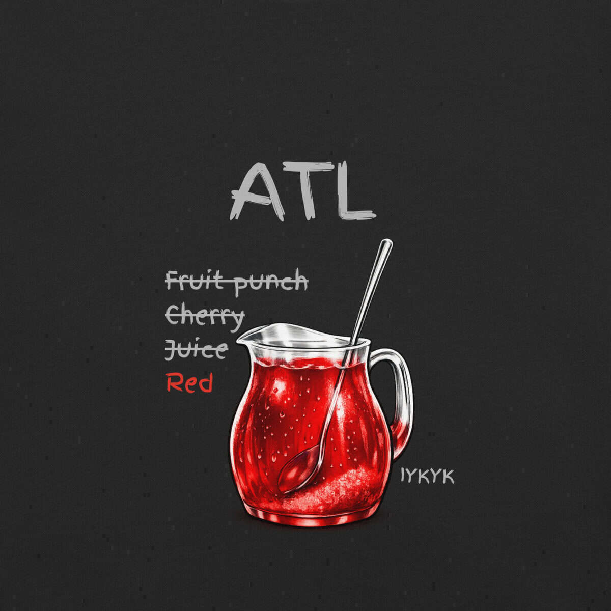 Red Juice - Spoonful of Sugar - Dark Colored Heavyweight Tee - Image 5